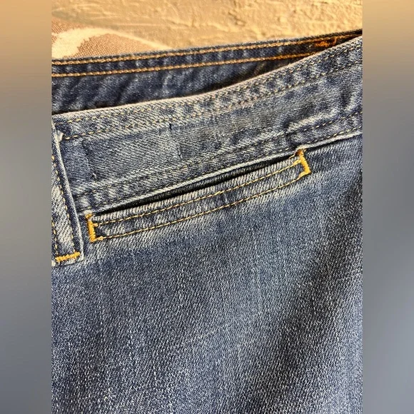 GAP High Rise Wide Leg Crop Blue Denim Jeans - Picture 3 of 10